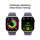 APPLE Watch Series 11 GPS 46mm Aluminiowa koperta (srebrny)/ Sportowy pasek (fioletowy) - rozmiar M/L - 1362410 - zdjęcie 4